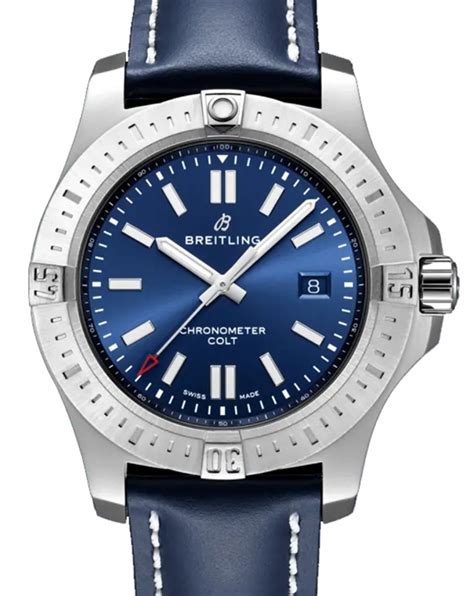 breitling colt 44 leather strap